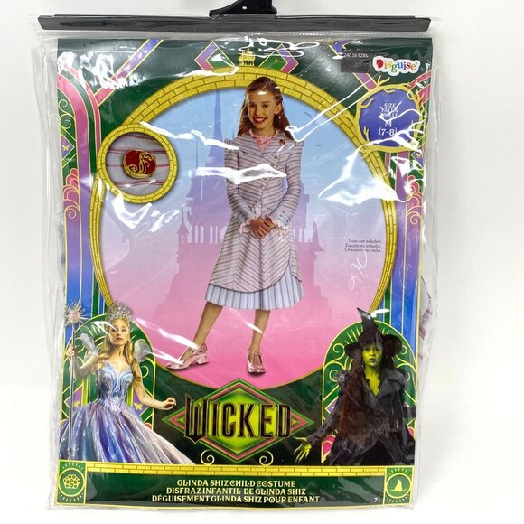 NBCUniversal Girls' Wicked the Musical Glinda Upland Shiz Classic Costume Dress - Picture 2 of 13
